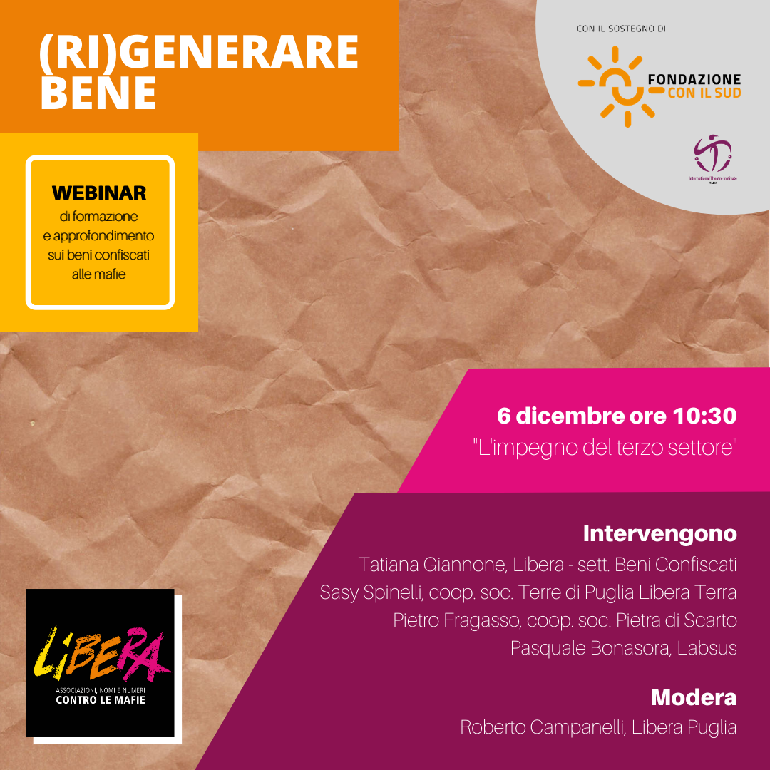 Call alla partecipazione di (RI)GENERARE BENE