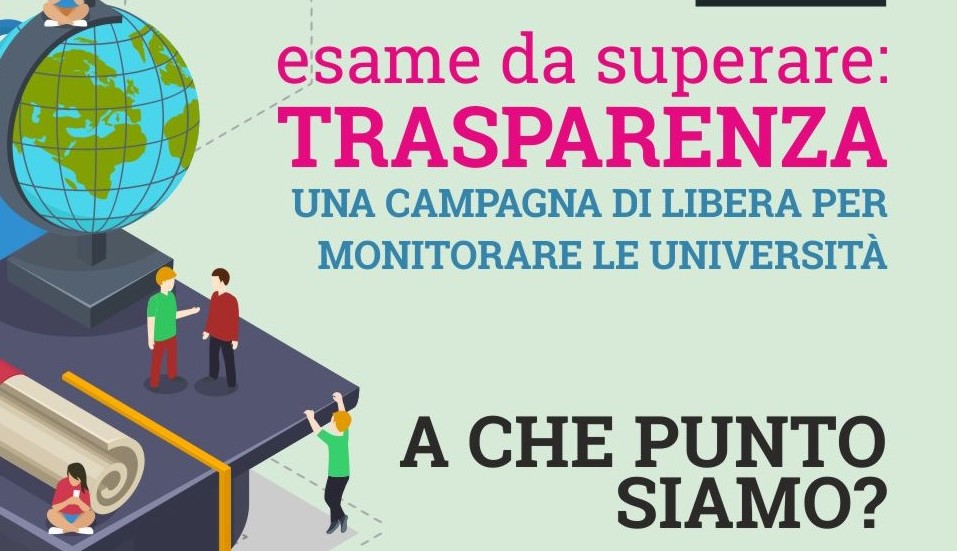 "Esame da superare: trasparenza !" A che punto siamo?