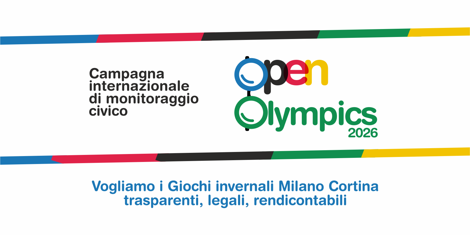 La campagna OPEN OLYMPICS 2026