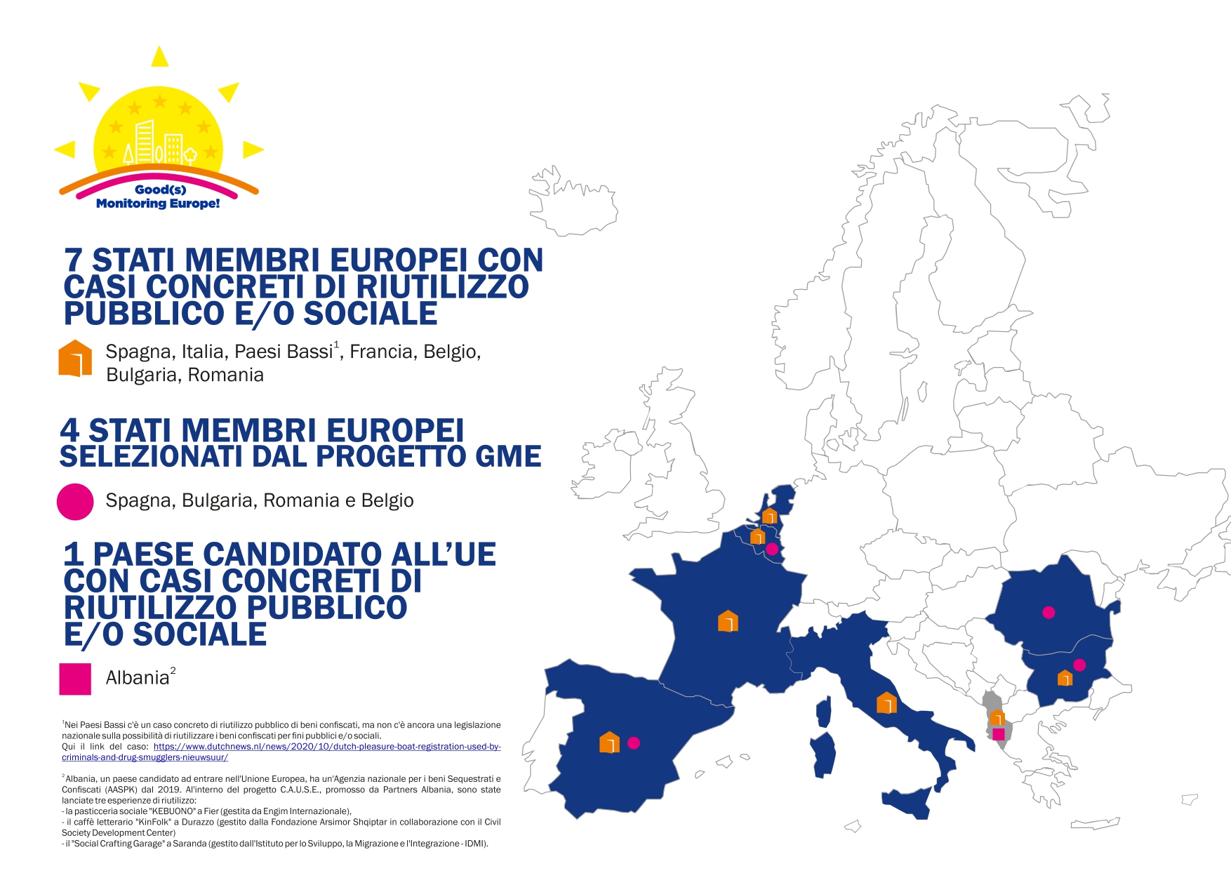 Beni confiscati: modello italiano si diffonde in Ue